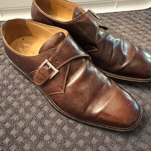 Johnston & Murphy Dark Brown Leather Oxfords